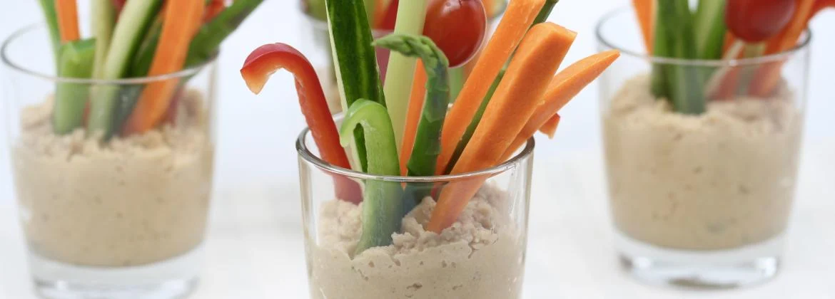 Cornflower bean dip